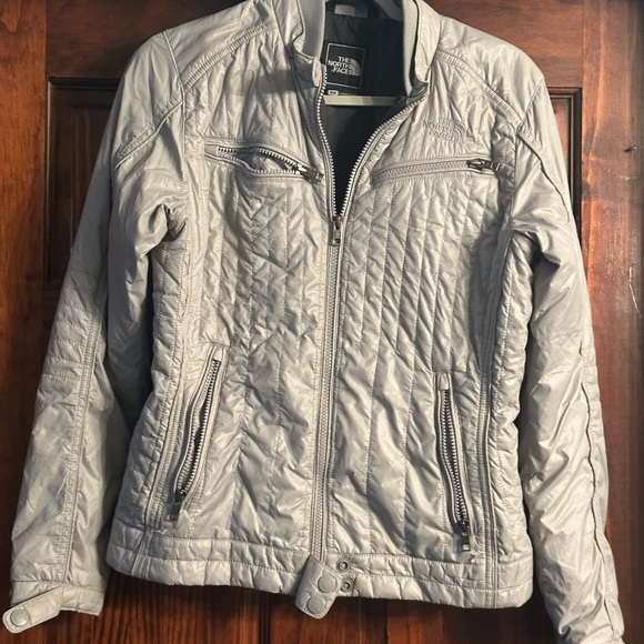 The North Face Jackets & Blazers - The North Face Women's Gray Quilted Jacket Size M